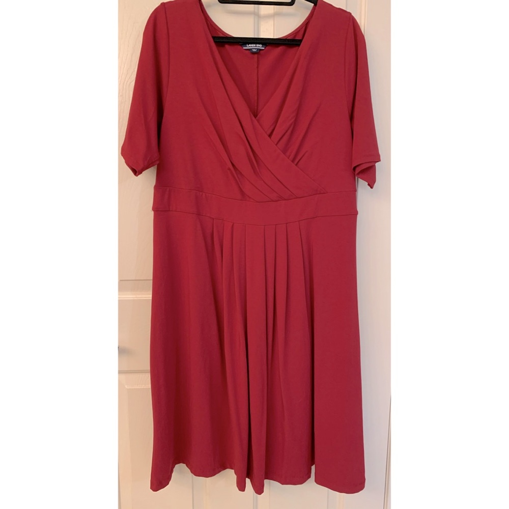 Lands' End crossover dress